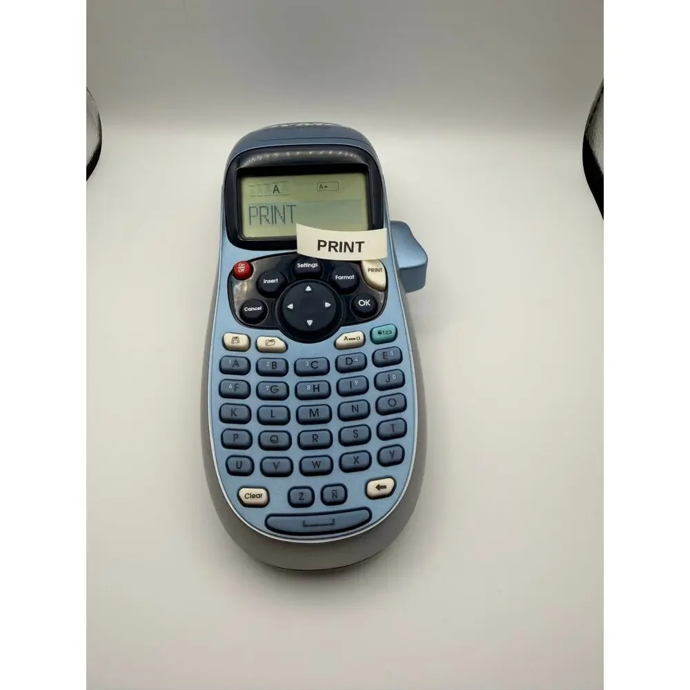 DYMO LetraTag LT-100H Handheld Label Maker Tested Working with 2 Tape Refills